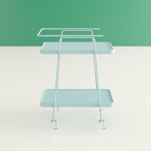 Hashtag Home Authentic Metal Bar Cart & Reviews Wayfair